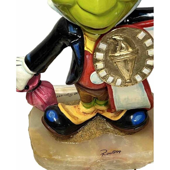 Vintage Walt Disney Gallery Jiminy Cricket Official Conscience Ron Lee 2/750 '99 - Picture 3 of 9
